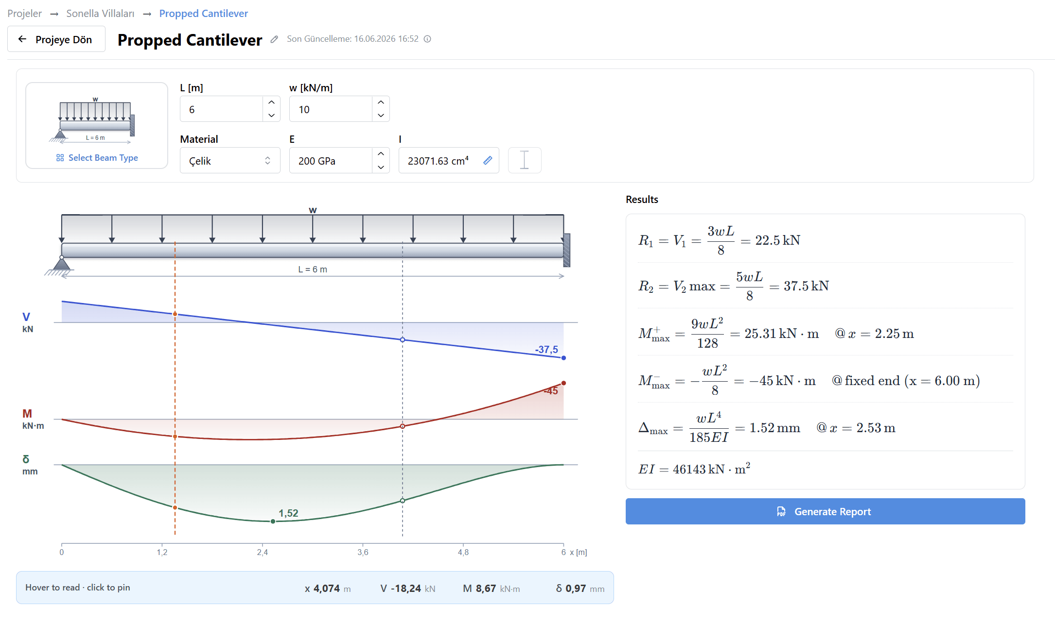 Free online beam analysis