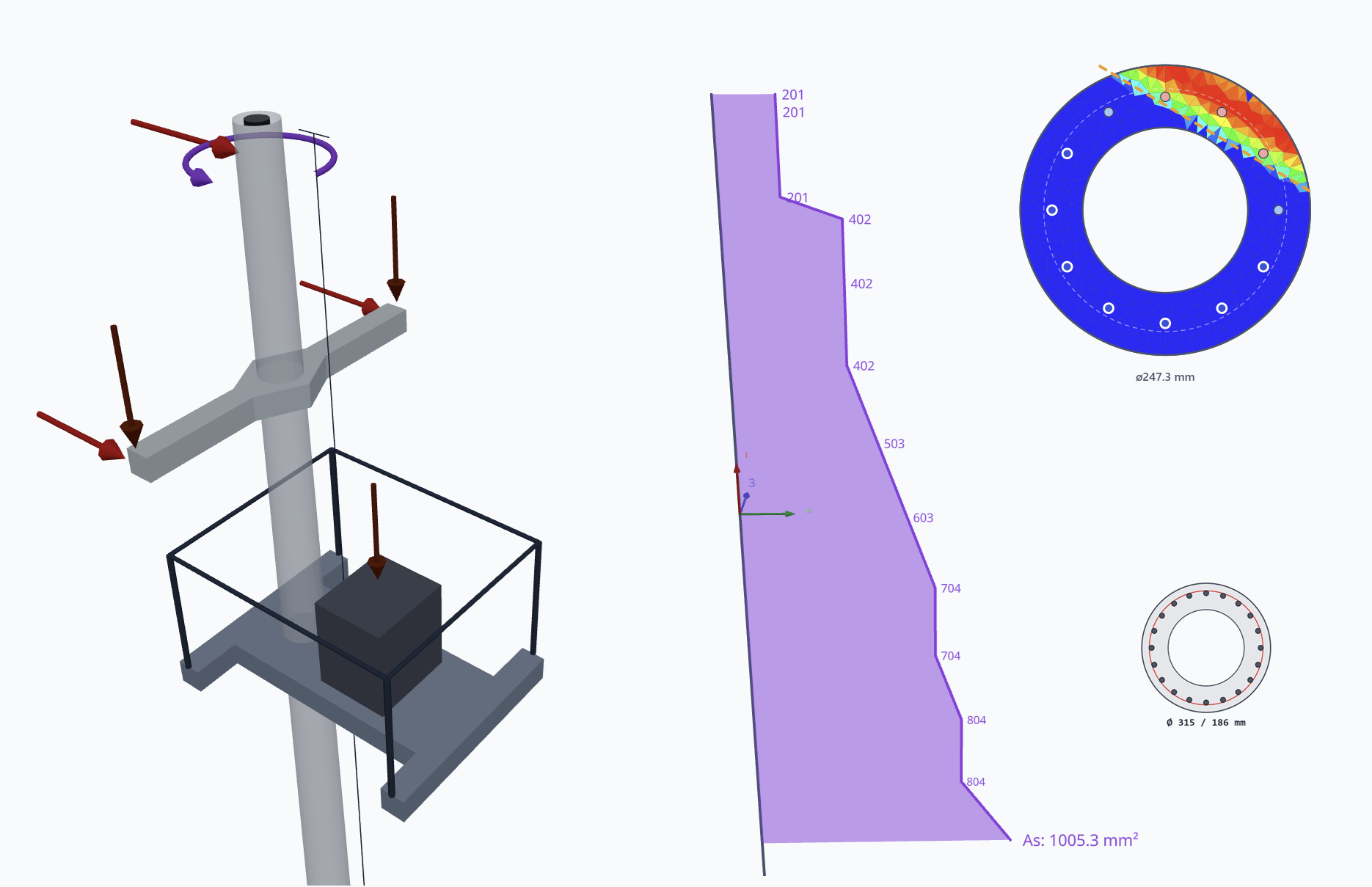 Automatic design at stations